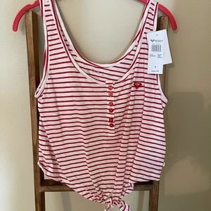 Roxy Sweet Symphony Cropped Tank NWT